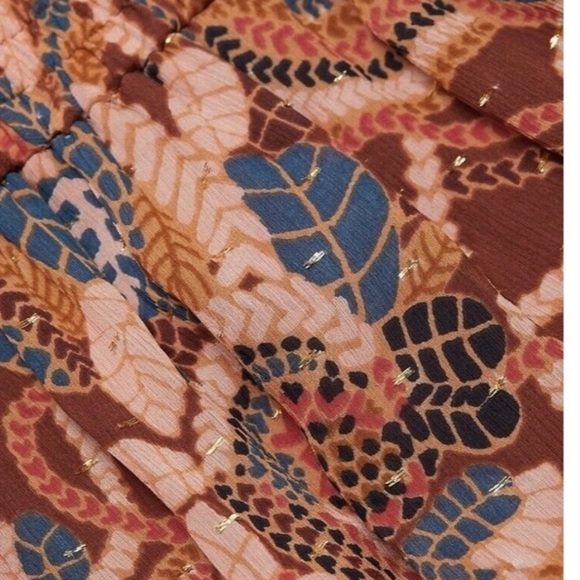 A.L.C. Silvie Silk Mini Dress in Ginger Combo Size 4 $495.00 - Picture 6 of 13